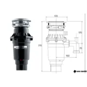 Bone Crusher Измельчитель пищевых отходов BC 810 Slim LIne