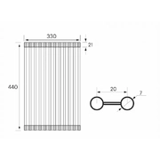 Paulmark Ролл-мат C440-BS брашированная сталь