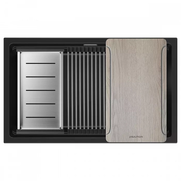 PAULMARK IT-GRANIT LUMI-MULTI SINK 74 UNI LU-MULTI 74-BLM