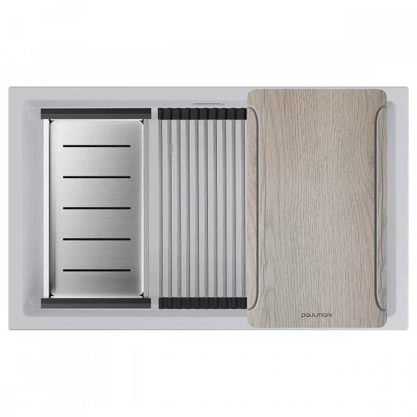 PAULMARK IT-GRANIT LUMI-MULTI SINK 74 UNI LU-MULTI 74-WH